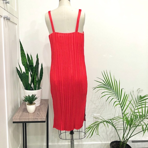 Little Moon Aritzia Pleated Raphia dress XS - Picture 4 of 8